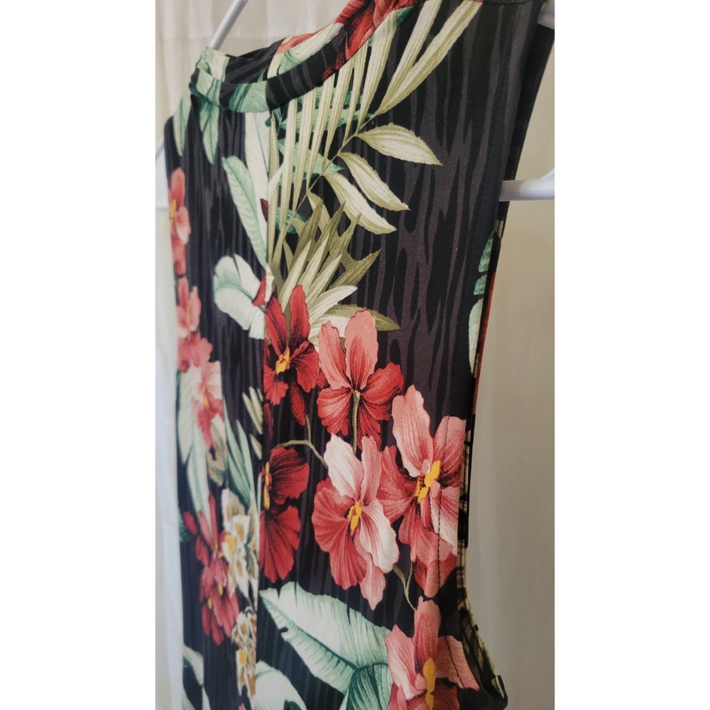 Tommy Bahama Sz Small Oceanic Orchid Travel Maxi Dress UPF Wrinkle Resistant - Picture 6 of 16